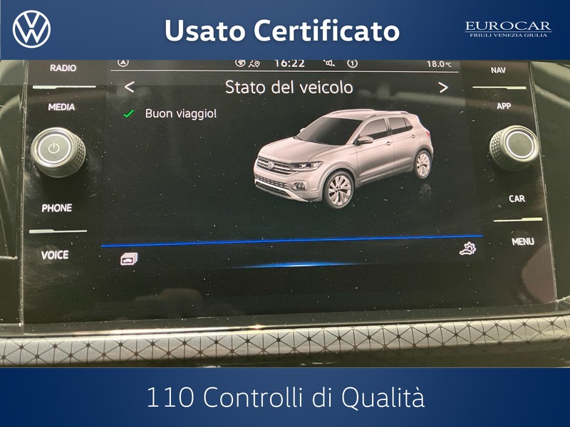 Volkswagen T-Cross 1.0 tsi advanced 110cv dsg