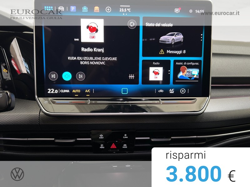 Volkswagen Golf 2.0 tdi r-line plus 150cv dsg