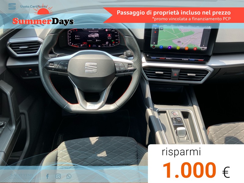 Seat Leon 1.5 tgi FR 130 CV DSG