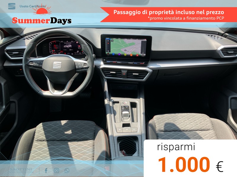 Seat Leon 1.5 tgi FR 130 CV DSG