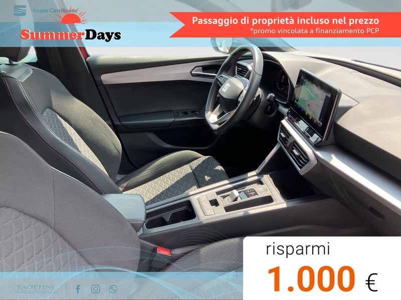 Seat Leon 1.5 tgi FR 130 CV DSG