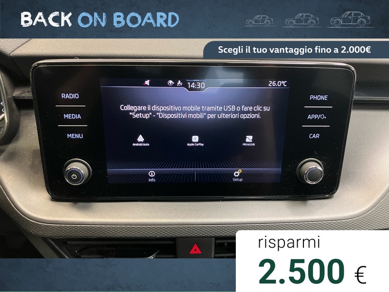 Skoda Kamiq 1.0 g-tech Ambition 90 CV