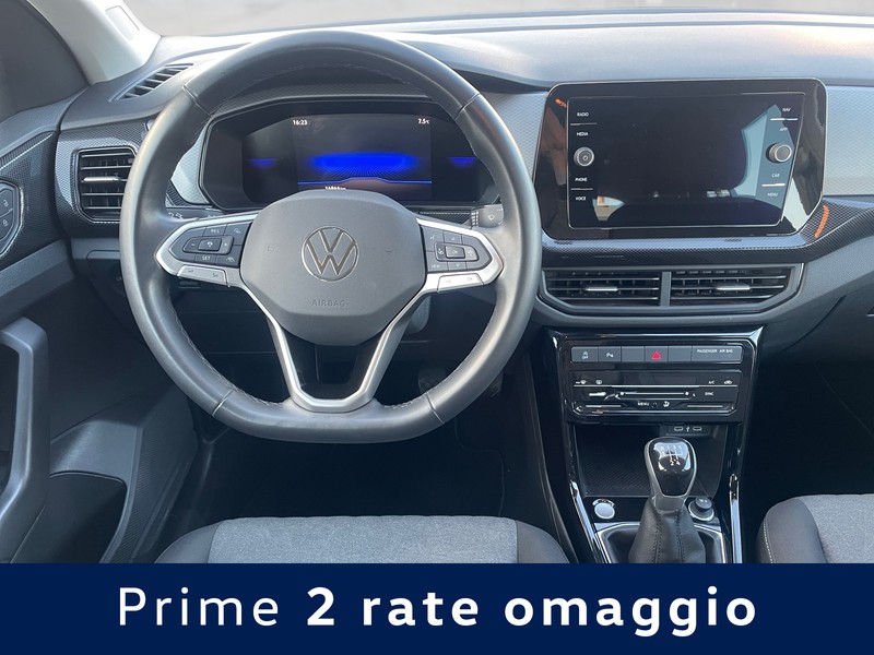 Volkswagen T-Cross 1.0 tsi life 95cv