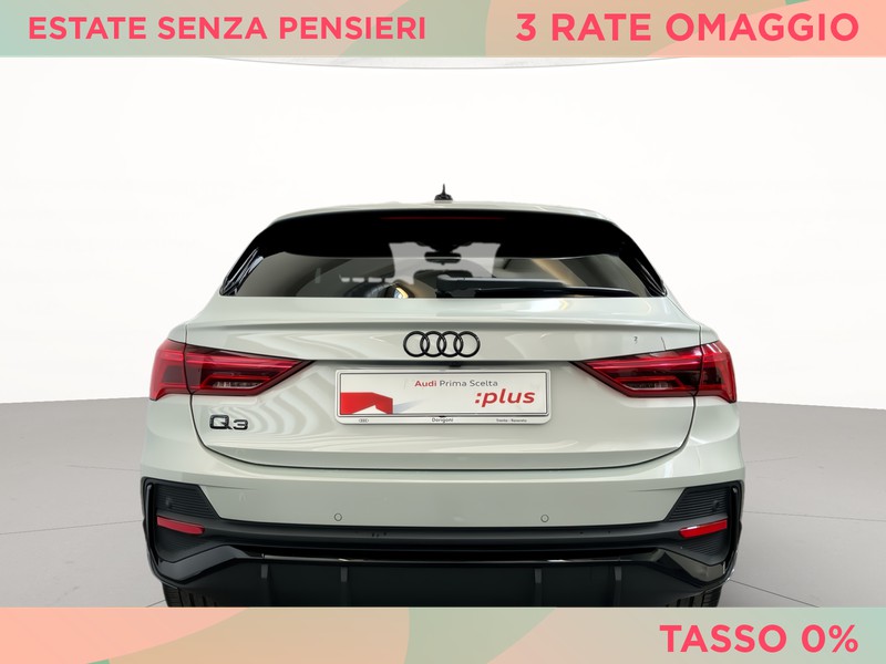 Audi Q3 sportback 45 1.4 tfsi e identity black s-tronic