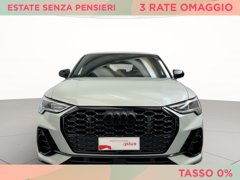 Audi Q3 sportback 45 1.4 tfsi e identity black s-tronic