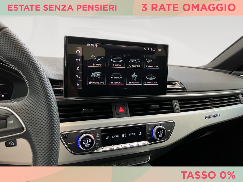 Audi A4 avant 40 2.0 tdi mhev s line edition 204cv s-tronic