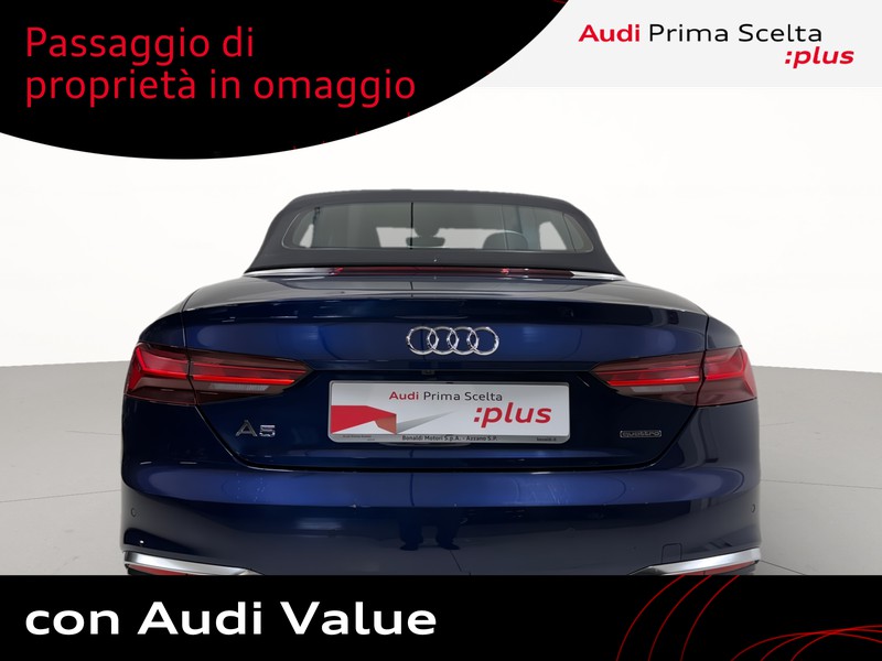 Audi A5 cabrio 40 2.0 tdi mhev s line edition quattro 204cv s-tronic