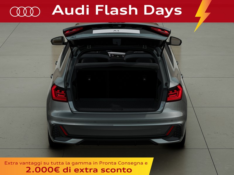 Audi A1 sportback 30 1.0 tfsi identity black 116cv s-tronic