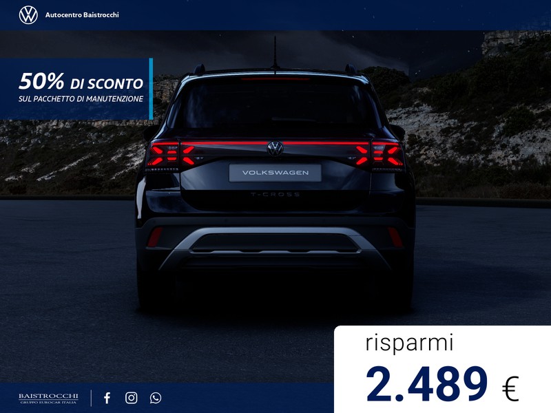 Volkswagen T-Cross Edition Plus 1.0 TSI 115 CV DSG