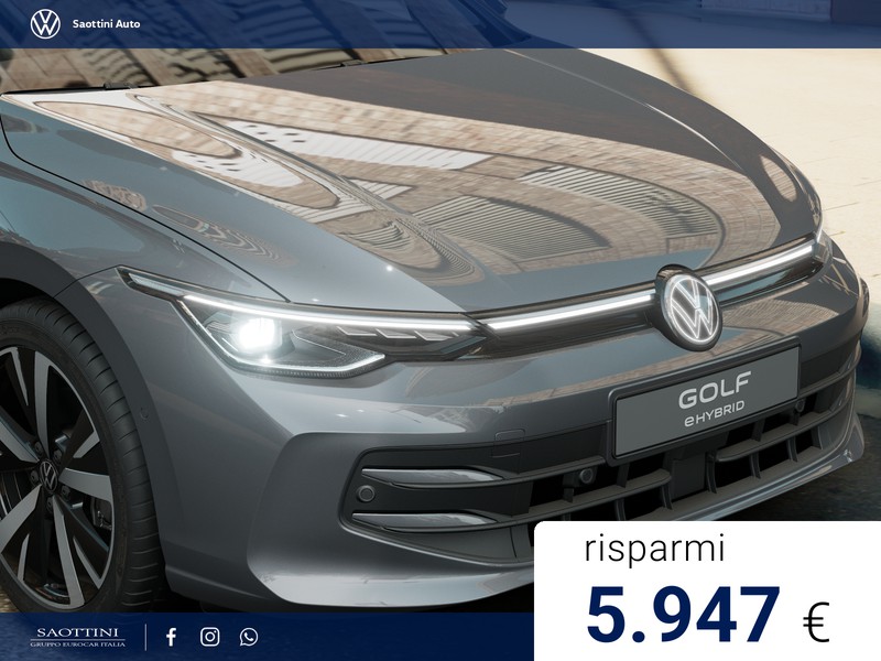 Volkswagen Golf eHybrid Edition Plus 1.5 TSI 204 CV DSG