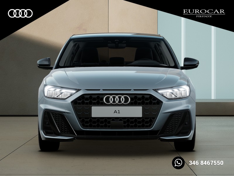 Audi A1 sportback 30 1.0 tfsi identity black 116cv s-tronic