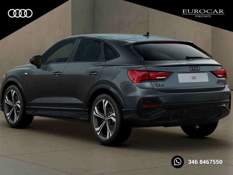 Audi Q3 sportback 40 2.0 tdi identity black quattro 193cv s-tronic