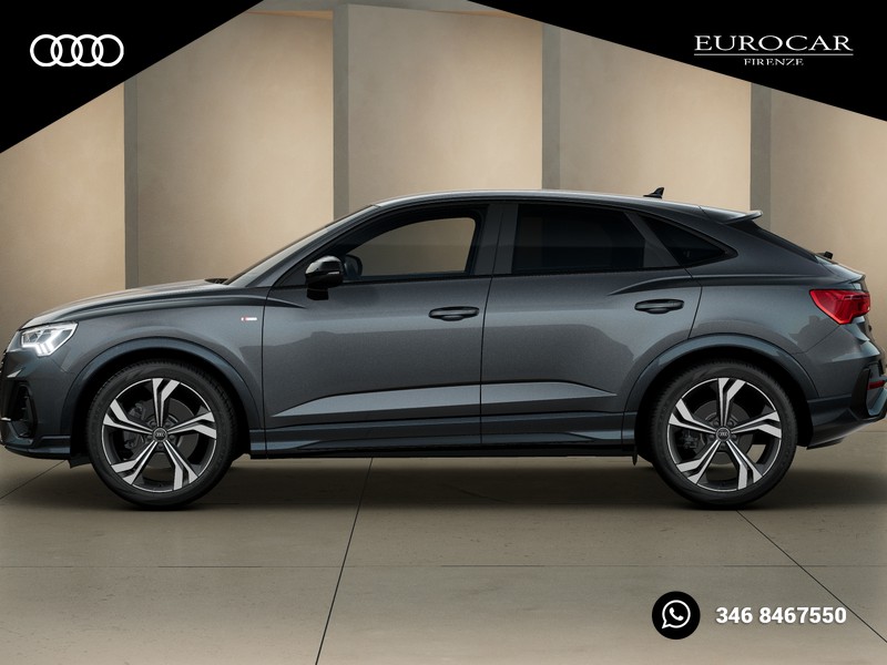 Audi Q3 sportback 40 2.0 tdi identity black quattro 193cv s-tronic