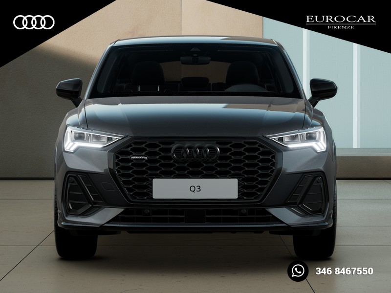 Audi Q3 sportback 40 2.0 tdi identity black quattro 193cv s-tronic