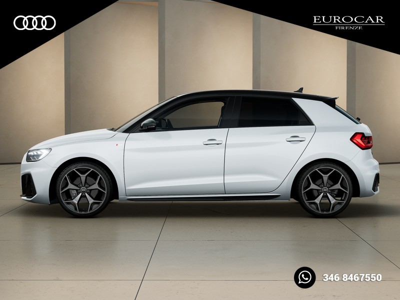 Audi A1 sportback 30 1.0 tfsi identity black 116cv s-tronic