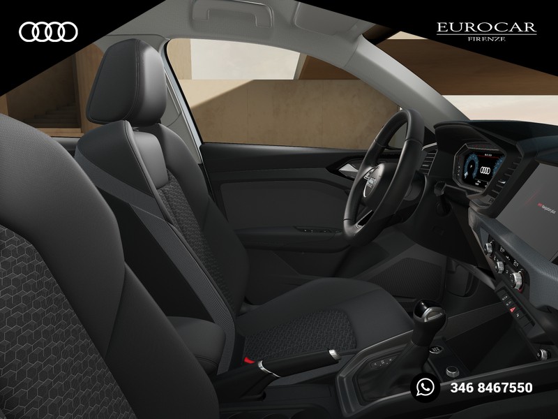 Audi A1 sportback 30 1.0 tfsi identity black 116cv s-tronic