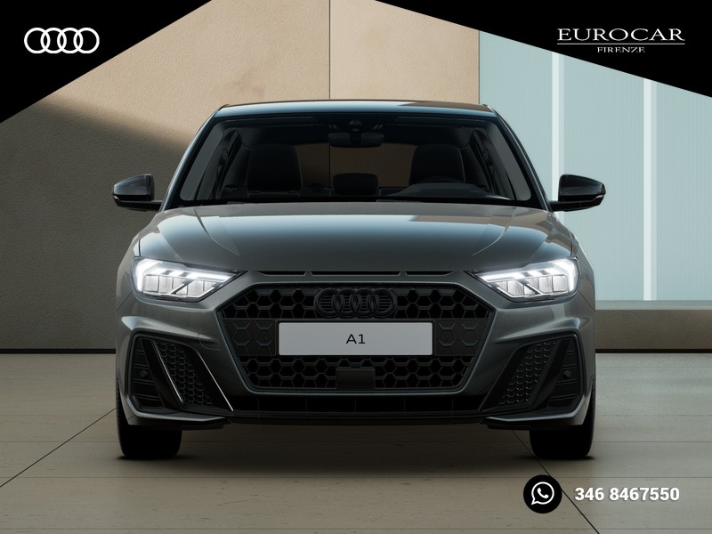 Audi A1 sportback 30 1.0 tfsi identity black 116cv s-tronic