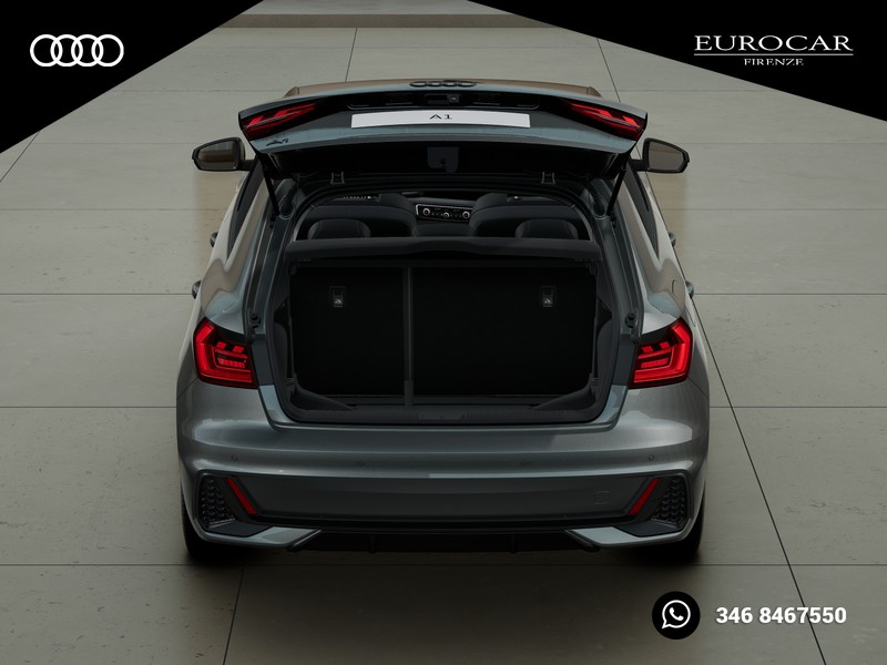 Audi A1 sportback 30 1.0 tfsi identity black 116cv s-tronic