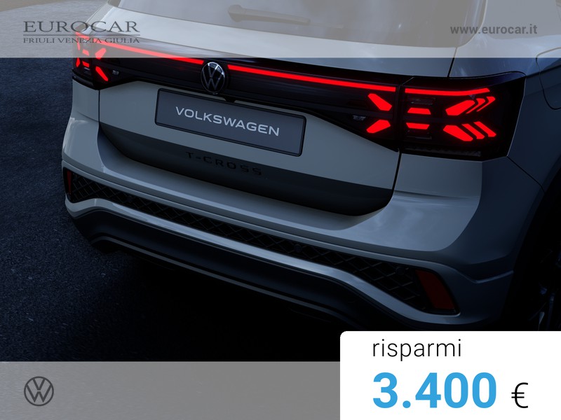Volkswagen T-Cross 1.0 tsi r-line plus 115cv