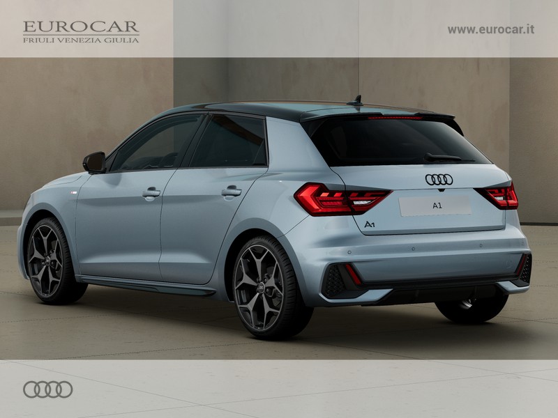 Audi A1 sportback 30 1.0 tfsi identity black 116cv