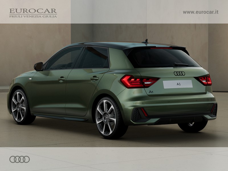 Audi A1 sportback 30 1.0 tfsi identity black 116cv s-tronic