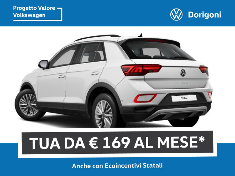 Volkswagen T-Roc 2.0 TDI 150 CV Life DSG prezzo, optional di serie,  consumi, foto 