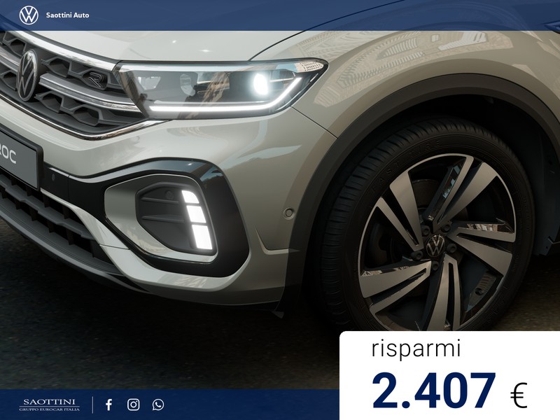 Volkswagen T-Roc R-Line Plus 2.0 TDI 150 CV DSG