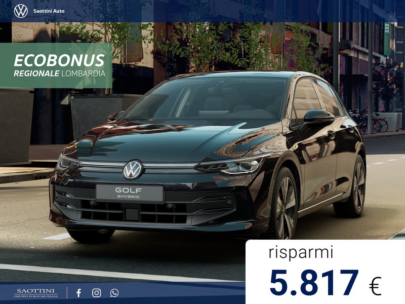 Volkswagen Golf eHybrid Edition Plus 1.5 TSI 204 CV DSG