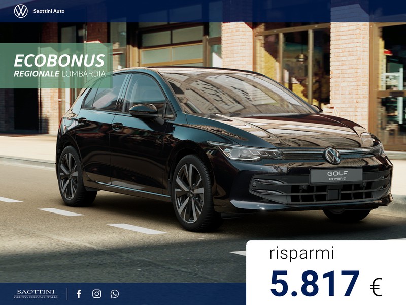 Volkswagen Golf eHybrid Edition Plus 1.5 TSI 204 CV DSG