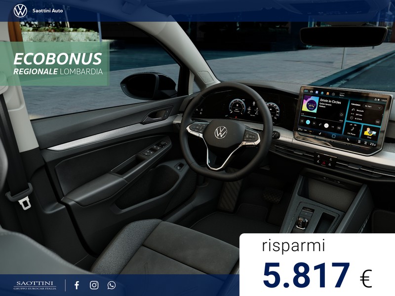 Volkswagen Golf eHybrid Edition Plus 1.5 TSI 204 CV DSG