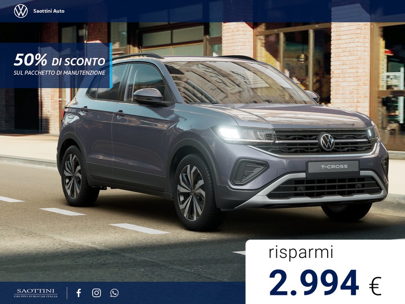 Volkswagen T-Cross Edition Plus 1.0 TSI 115 CV DSG