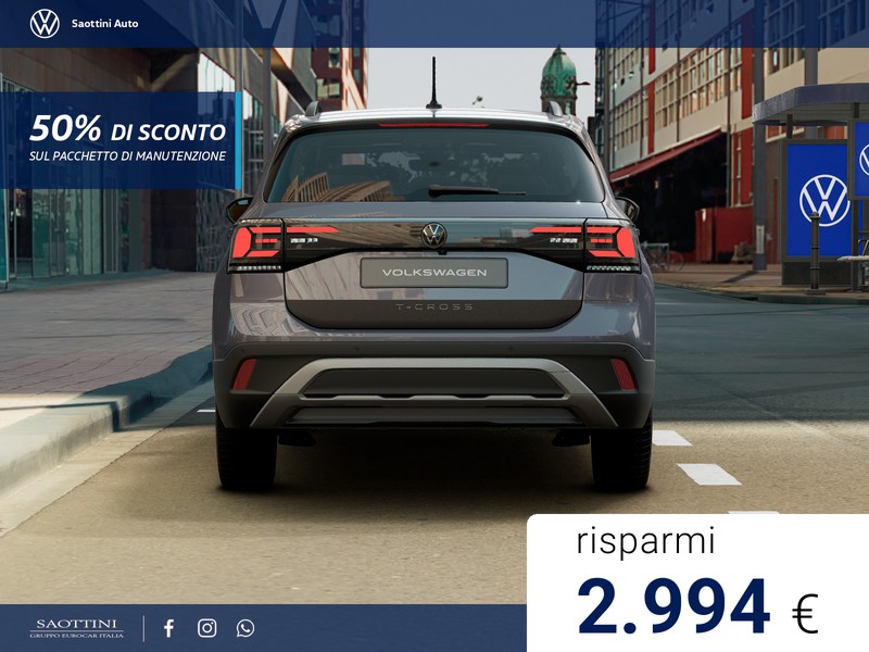 Volkswagen T-Cross Edition Plus 1.0 TSI 115 CV DSG