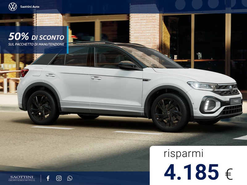 Volkswagen T-Roc R-Line Plus 2.0 TDI 150 CV DSG