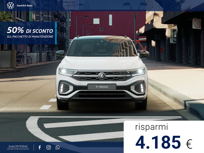 Volkswagen T-Roc R-Line Plus 2.0 TDI 150 CV DSG