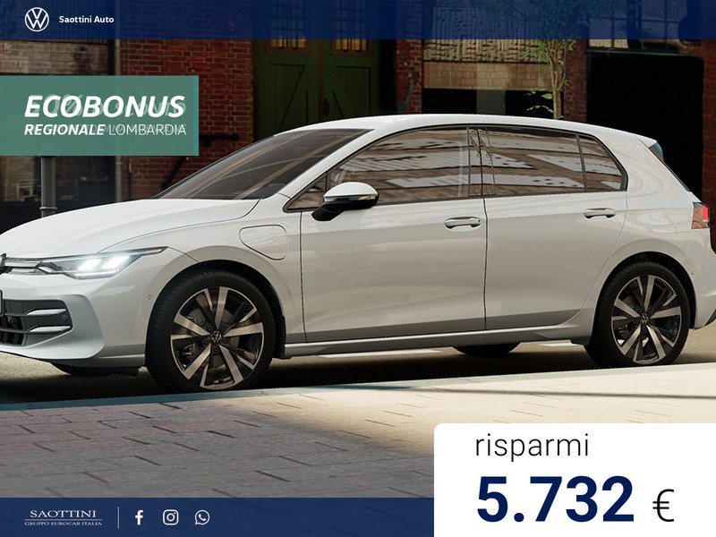 Volkswagen Golf eHybrid Edition Plus 1.5 TSI 204 CV DSG