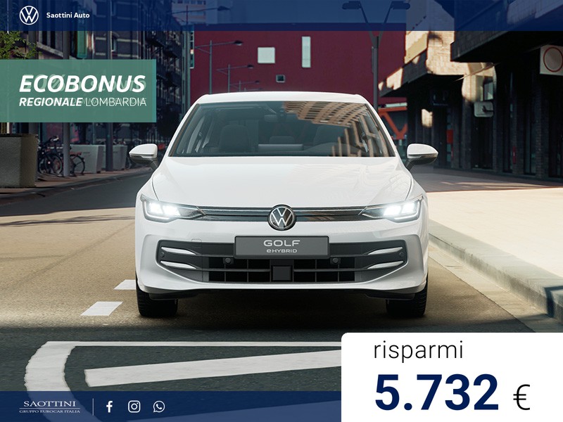 Volkswagen Golf eHybrid Edition Plus 1.5 TSI 204 CV DSG