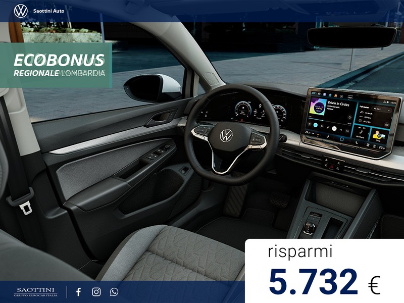 Volkswagen Golf eHybrid Edition Plus 1.5 TSI 204 CV DSG