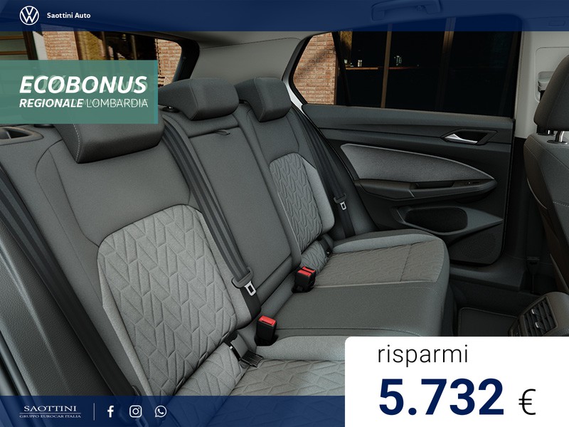 Volkswagen Golf eHybrid Edition Plus 1.5 TSI 204 CV DSG