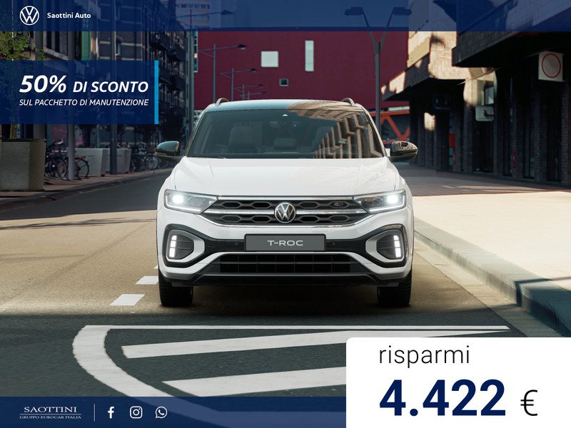 Volkswagen T-Roc R-Line Plus 1.5 TSI 150 CV DSG