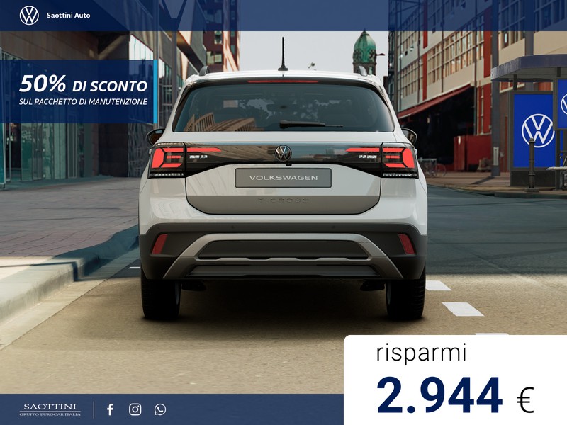 Volkswagen T-Cross Edition Plus 1.0 TSI 95 CV