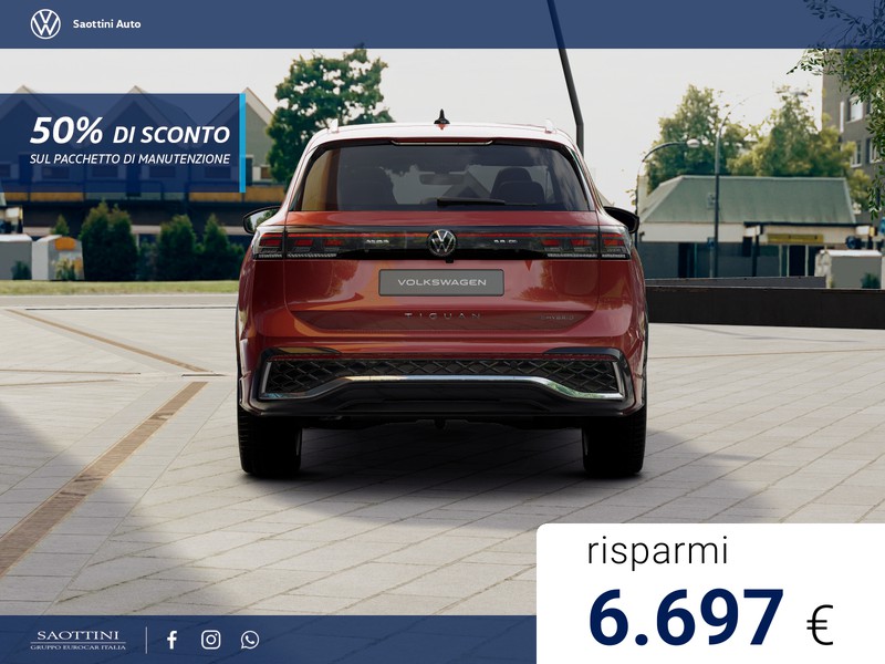 Volkswagen Tiguan eHybrid 1.5 TSI R-Line Plus 204 CV DSG