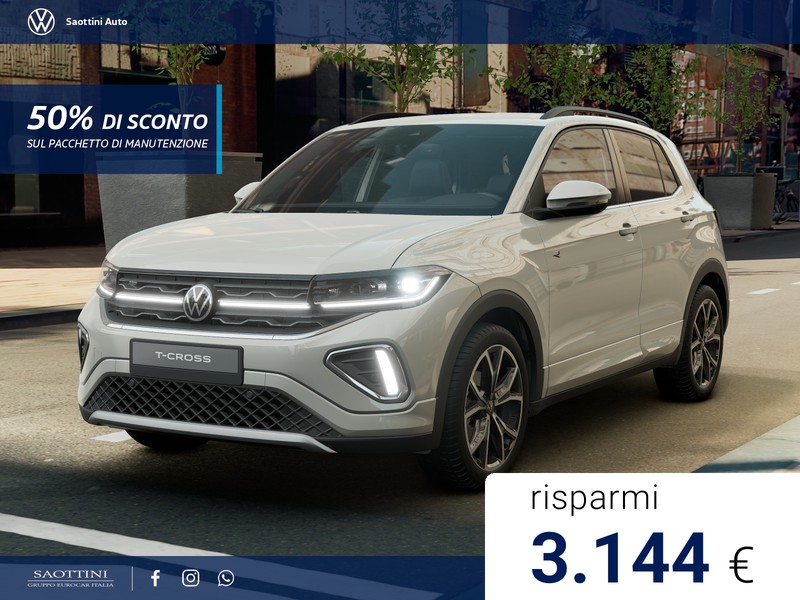Volkswagen T-Cross 1.0 tsi r-line plus 115cv dsg