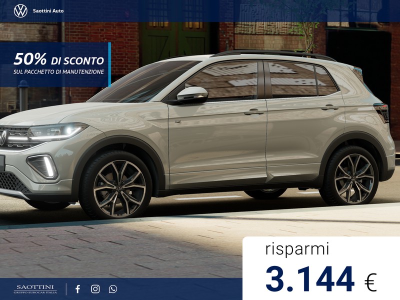 Volkswagen T-Cross 1.0 tsi r-line plus 115cv dsg