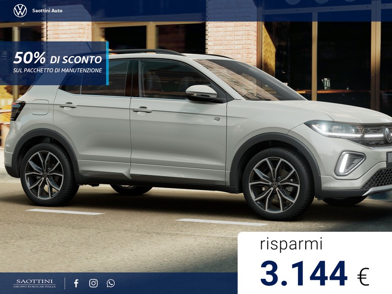 Volkswagen T-Cross 1.0 tsi r-line plus 115cv dsg