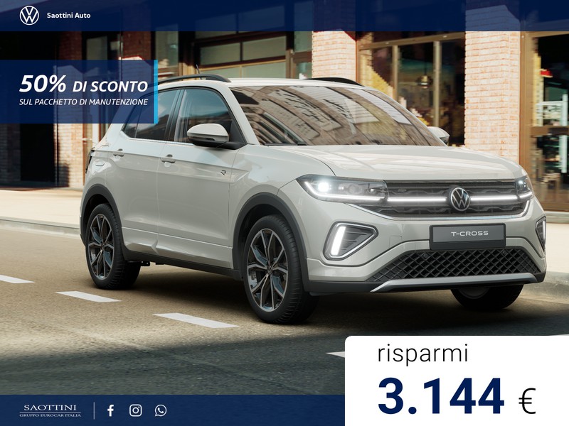 Volkswagen T-Cross 1.0 tsi r-line plus 115cv dsg