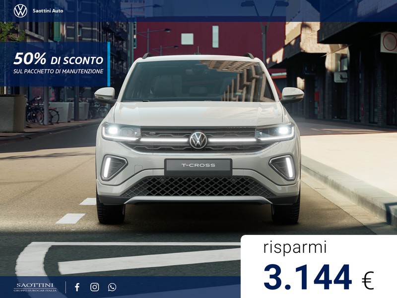 Volkswagen T-Cross 1.0 tsi r-line plus 115cv dsg