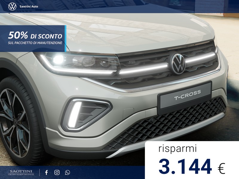 Volkswagen T-Cross 1.0 tsi r-line plus 115cv dsg