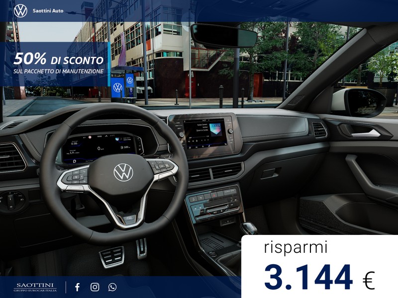 Volkswagen T-Cross 1.0 tsi r-line plus 115cv dsg