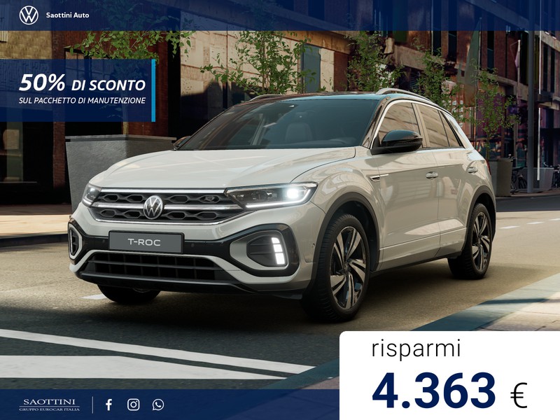 Volkswagen T-Roc R-Line Plus 1.5 TSI 150 CV DSG