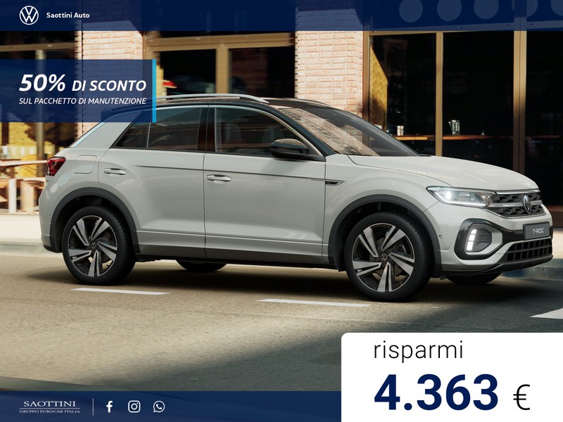 Volkswagen T-Roc R-Line Plus 1.5 TSI 150 CV DSG